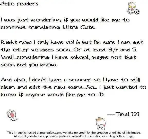 Ultra Cute Chapter 6.1 1